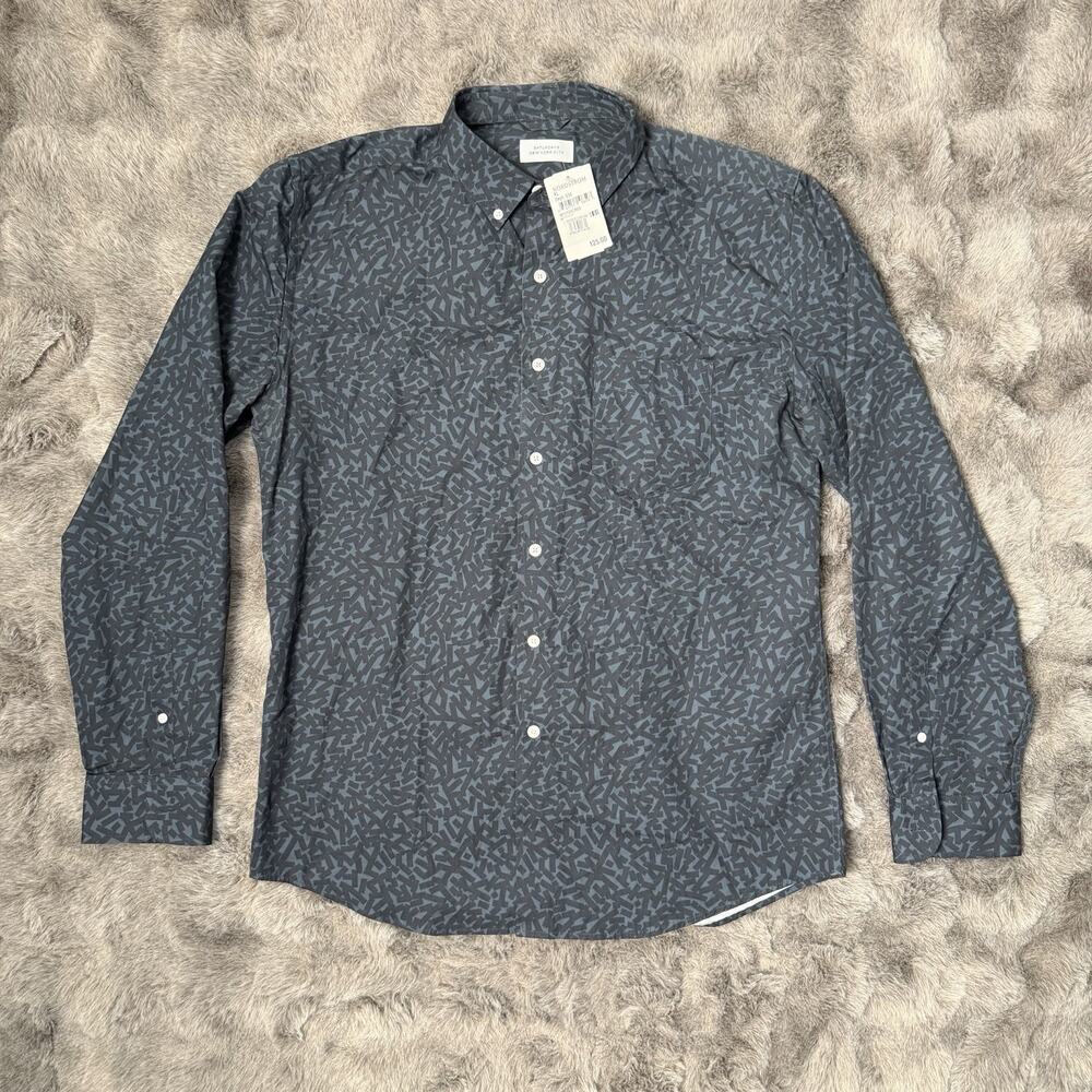 Saturdays New York City Button Down Shirt Blue Size XL NWT